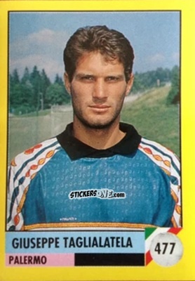 Cromo Giuseppe Taglialatela - Il Grande Calcio 1992
 n. 477 - Vallardi