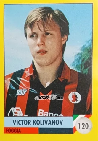 Sticker Igor Kolivanov - Il Grande Calcio 1992
 n. 120 - Vallardi
