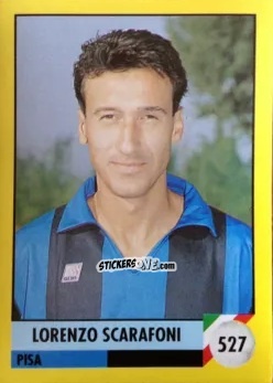Cromo Lorenzo Scarafoni - Il Grande Calcio 1992
 n. 527 - Vallardi