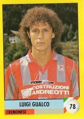 Sticker Luigi Gualco - Il Grande Calcio 1992
 n. 78 - Vallardi