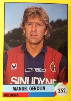 Figurina Manuel Gerolin - Il Grande Calcio 1992
 n. 352 - Vallardi