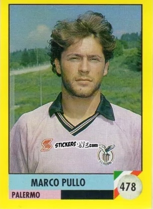Cromo Marco Pullo - Il Grande Calcio 1992
 n. 478 - Vallardi
