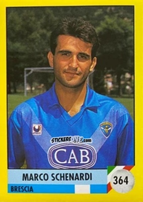 Figurina Marco Schenardi - Il Grande Calcio 1992
 n. 364 - Vallardi