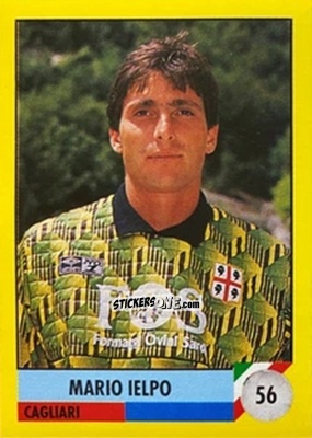 Cromo Mario Ielpo - Il Grande Calcio 1992
 n. 56 - Vallardi