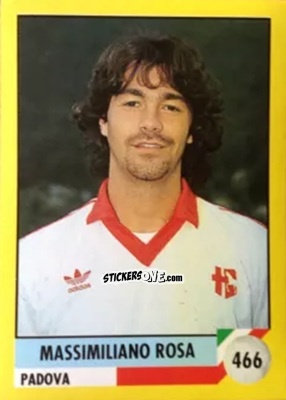 Sticker Massimiliano Rosa - Il Grande Calcio 1992
 n. 466 - Vallardi