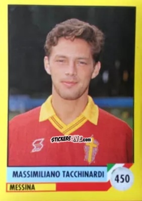 Sticker Massimiliano Tacchinardi - Il Grande Calcio 1992
 n. 450 - Vallardi