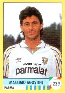Figurina Massimo Agostini - Il Grande Calcio 1992
 n. 239 - Vallardi