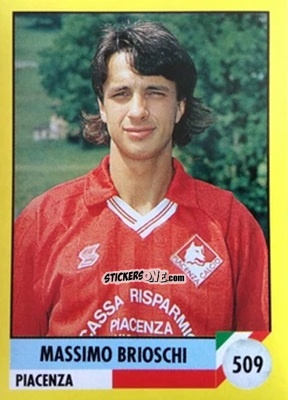 Cromo Massimo Brioschi - Il Grande Calcio 1992
 n. 509 - Vallardi