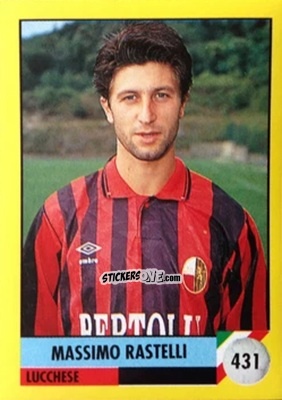 Figurina Massimo Rastelli - Il Grande Calcio 1992
 n. 431 - Vallardi