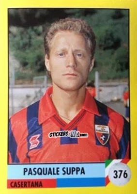 Cromo Pasquale Suppa - Il Grande Calcio 1992
 n. 376 - Vallardi