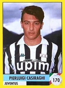Sticker Pierluigi Casiraghi - Il Grande Calcio 1992
 n. 170 - Vallardi