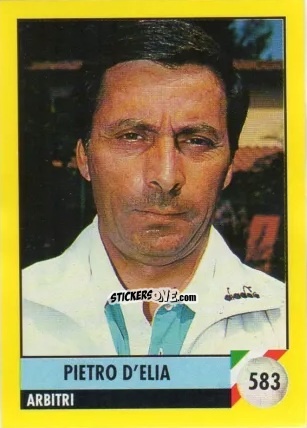 Figurina Pietro D'Elia - Il Grande Calcio 1992
 n. 583 - Vallardi