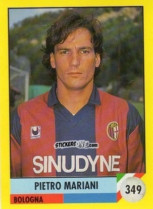 Sticker Pietro Mariani - Il Grande Calcio 1992
 n. 349 - Vallardi