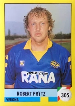 Sticker Robert Prytz - Il Grande Calcio 1992
 n. 305 - Vallardi