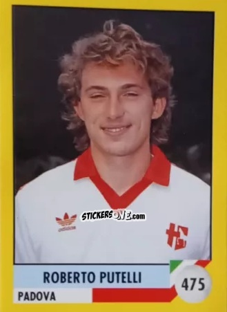 Cromo Roberto Putelli - Il Grande Calcio 1992
 n. 475 - Vallardi