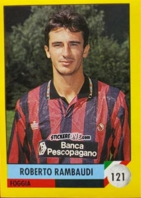 Cromo Roberto Rambaudi - Il Grande Calcio 1992
 n. 121 - Vallardi