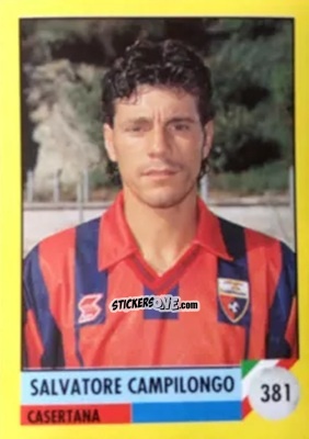 Sticker Salvatore Campilongo - Il Grande Calcio 1992
 n. 381 - Vallardi