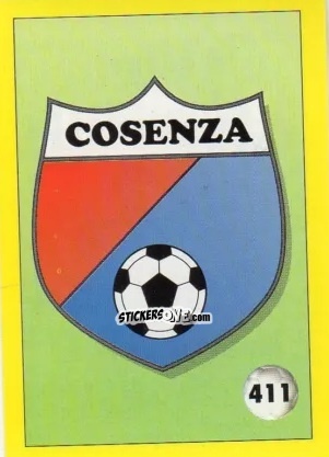 Figurina Scudetto - Il Grande Calcio 1992
 n. 411 - Vallardi