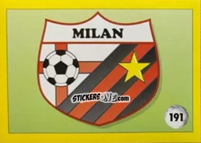 Cromo Scudetto - Il Grande Calcio 1992
 n. 191 - Vallardi