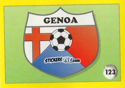 Figurina Scudetto - Il Grande Calcio 1992
 n. 123 - Vallardi