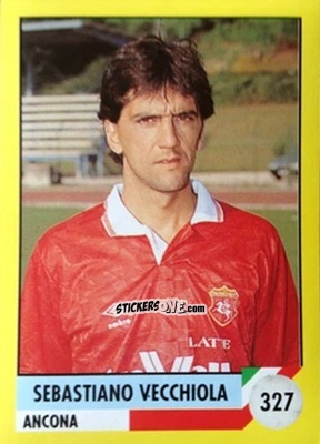 Sticker Sebastiano Vecchiola - Il Grande Calcio 1992
 n. 327 - Vallardi
