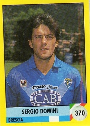 Figurina Sergio Domini - Il Grande Calcio 1992
 n. 370 - Vallardi