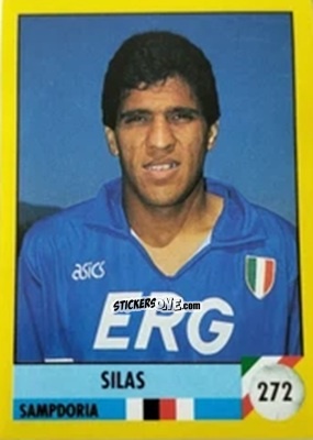 Sticker Silas - Il Grande Calcio 1992
 n. 272 - Vallardi