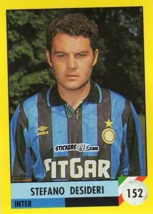 Sticker Stefano Desideri - Il Grande Calcio 1992
 n. 152 - Vallardi