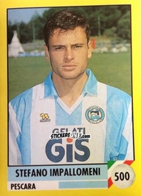 Sticker Stefano Impallomeni - Il Grande Calcio 1992
 n. 500 - Vallardi