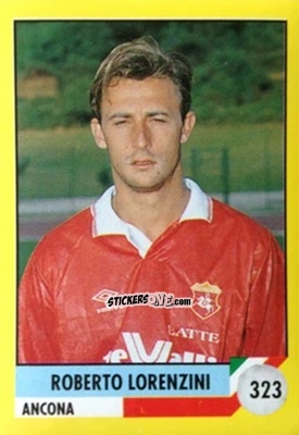 Sticker Roberto Lorenzini - Il Grande Calcio 1992
 n. 323 - Vallardi