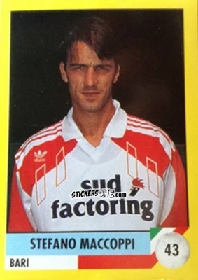 Sticker Stefano Maccoppi - Il Grande Calcio 1992
 n. 43 - Vallardi