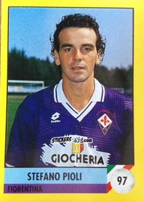 Sticker Stefano Pioli - Il Grande Calcio 1992
 n. 97 - Vallardi
