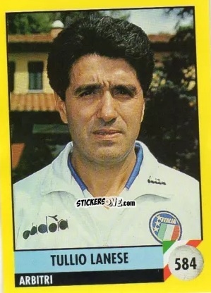Figurina Tullio Lanese - Il Grande Calcio 1992
 n. 584 - Vallardi