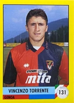 Cromo Vincenzo Torrente - Il Grande Calcio 1992
 n. 131 - Vallardi