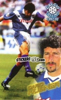 Figurina Dario Hubner - Calcio Calling 1997-1998
 n. 28 - Panini