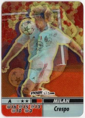 Figurina Hernan Crespo - Calcio Animotion 2004-2005
 n. 170 - PROMINTER