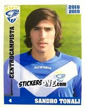 Sticker Sandro Tonali - Brescia Calcio 2018-2019
 n. 127 - Esselunga