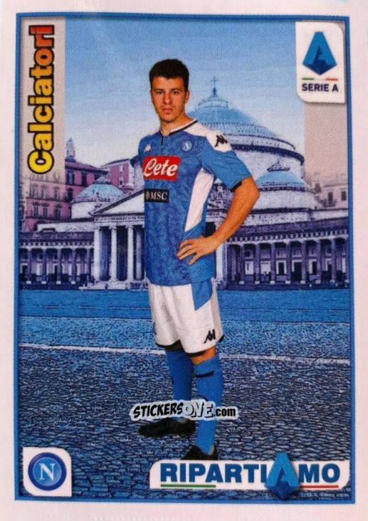 Sticker Diego Demme - Calciatori 2019-2020 Ripartiamo
 n. R13 - Panini