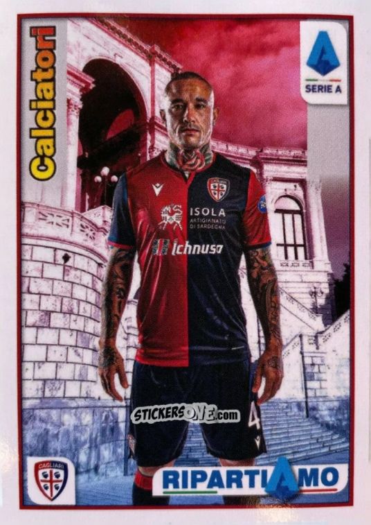 Sticker Radja Nainngolan - Calciatori 2019-2020 Ripartiamo
 n. R4 - Panini