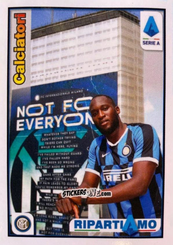 Cromo Romelu Lukaku - Calciatori 2019-2020 Ripartiamo
 n. R8 - Panini