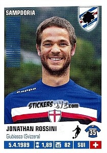 Figurina Jonathan Rossini - Calciatori 2012-2013 n. 396 - Panini