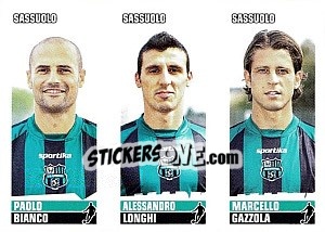 Cromo Bianco / Longhi / Gazzola - Calciatori 2012-2013 n. 632 - Panini
