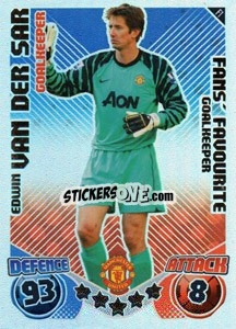 Sticker Edwin van der Sar - English Premier League 2010-2011. Match Attax Extra
 n. F1 - Topps