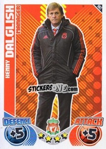 Cromo Kenny Dalglish - English Premier League 2010-2011. Match Attax Extra
 n. MN3 - Topps