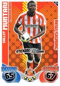 Sticker Sulley Muntari - English Premier League 2010-2011. Match Attax Extra
 n. N22 - Topps