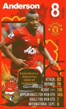 Cromo Anderson - Manchester United 2012-2013
 n. 5 - Top Trumps