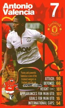 Cromo Antonio Valencia - Manchester United 2012-2013
 n. 6 - Top Trumps