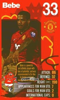 Figurina Bebe - Manchester United 2012-2013
 n. 8 - Top Trumps