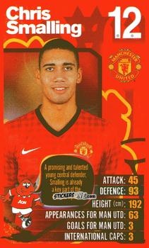 Figurina Chris Smalling - Manchester United 2012-2013
 n. 9 - Top Trumps