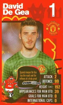 Figurina David De Gea - Manchester United 2012-2013
 n. 12 - Top Trumps